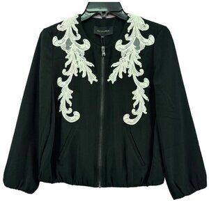 Kobi Halperin Sz XS Jacket Miriam Zip Up Bomber Coat Luxury Minimalist Classic